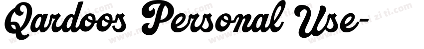 Qardoos Personal Use字体转换